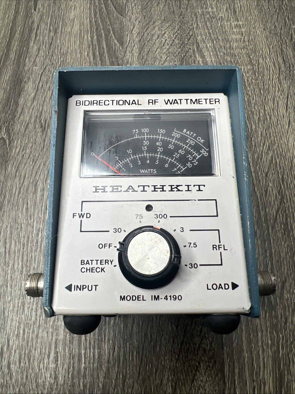 Heathkit IM-4190 Bidirectional RF Wattmeter Estate Find Working Setup Rare!