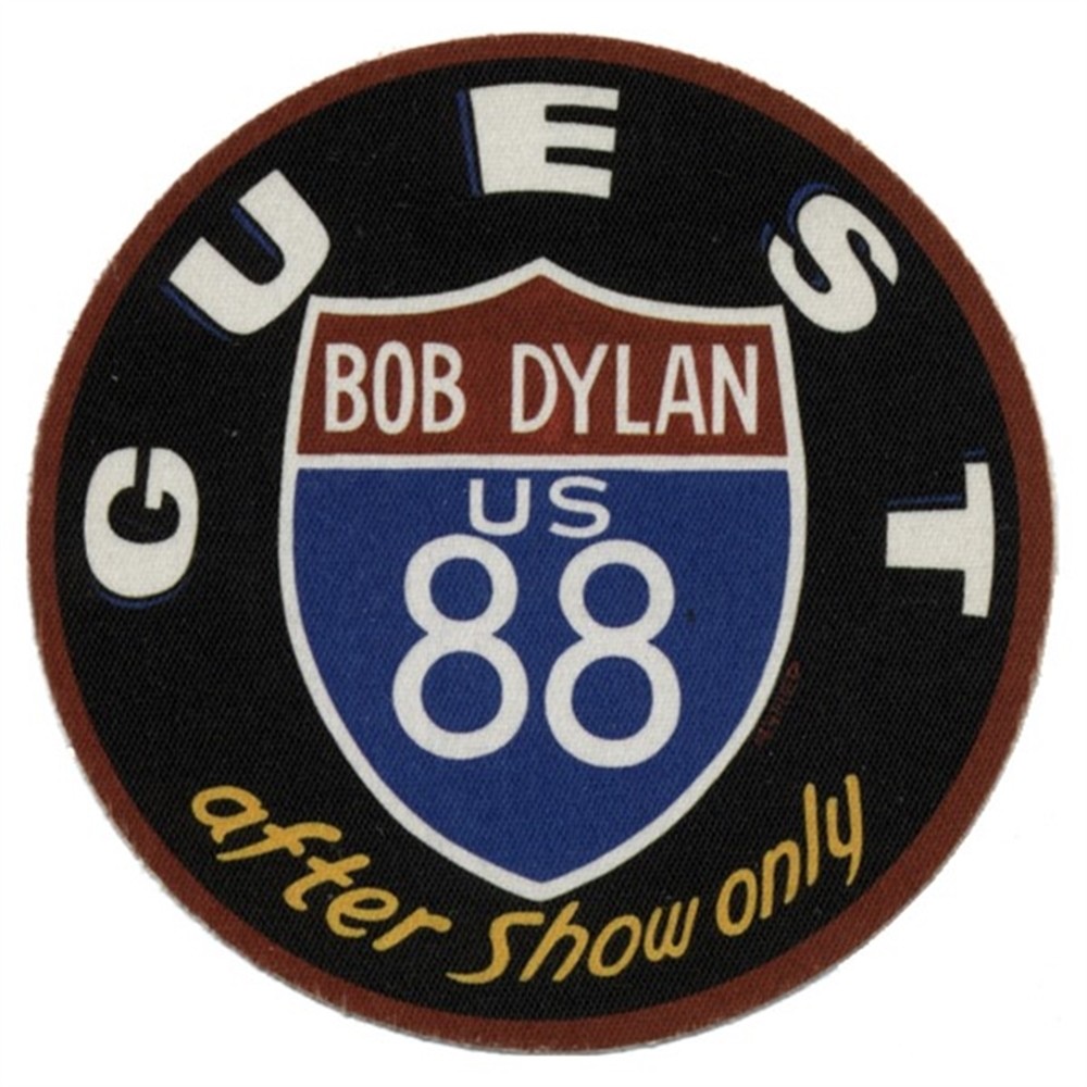 Bob Dylan 1988 Down in the Groove concert tour memorabilia Guest Backstage Pass