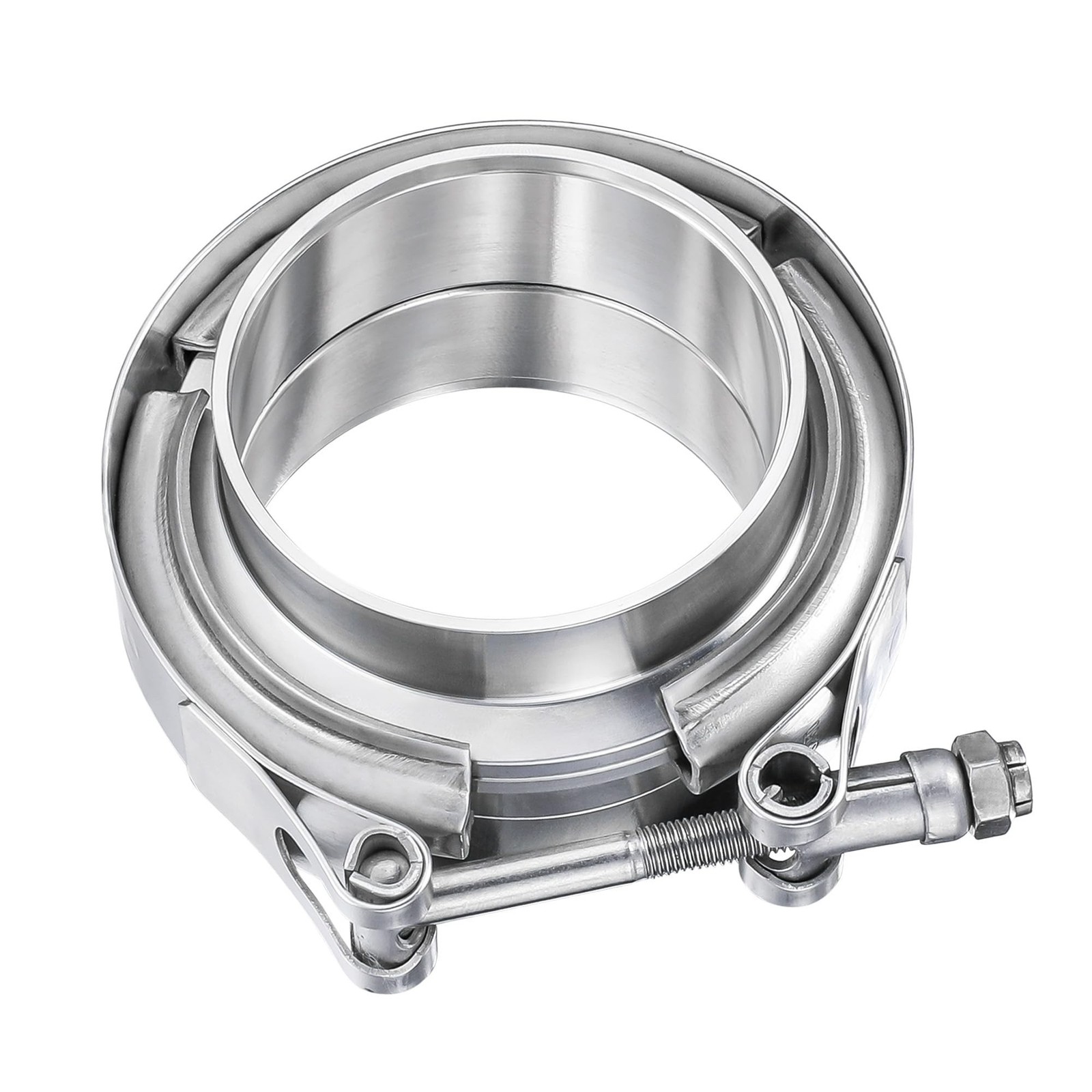 3.5 Inch V Band Clamp with Flange Male Female, 304 Stainless Steel V-Band Fla...
