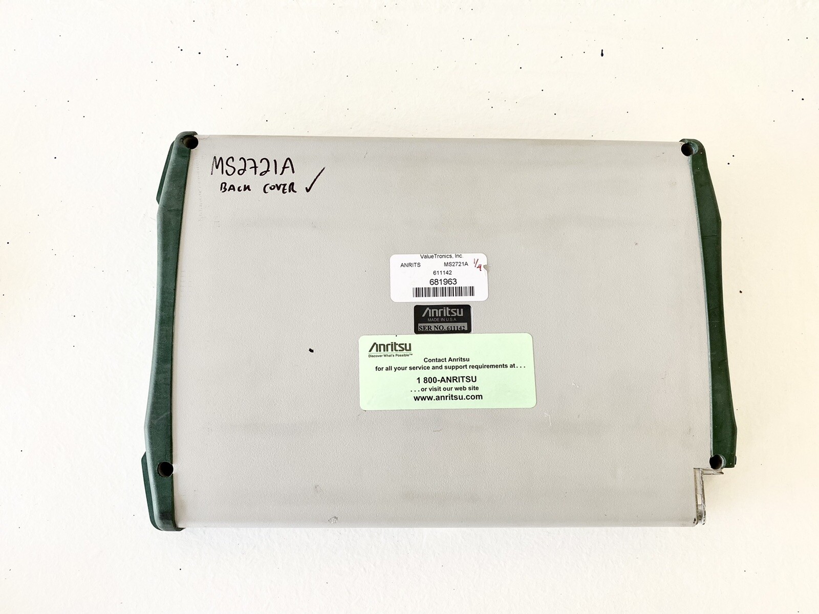 Anritsu MS2721A HandHeld Spectrum Master Analyzer back cover