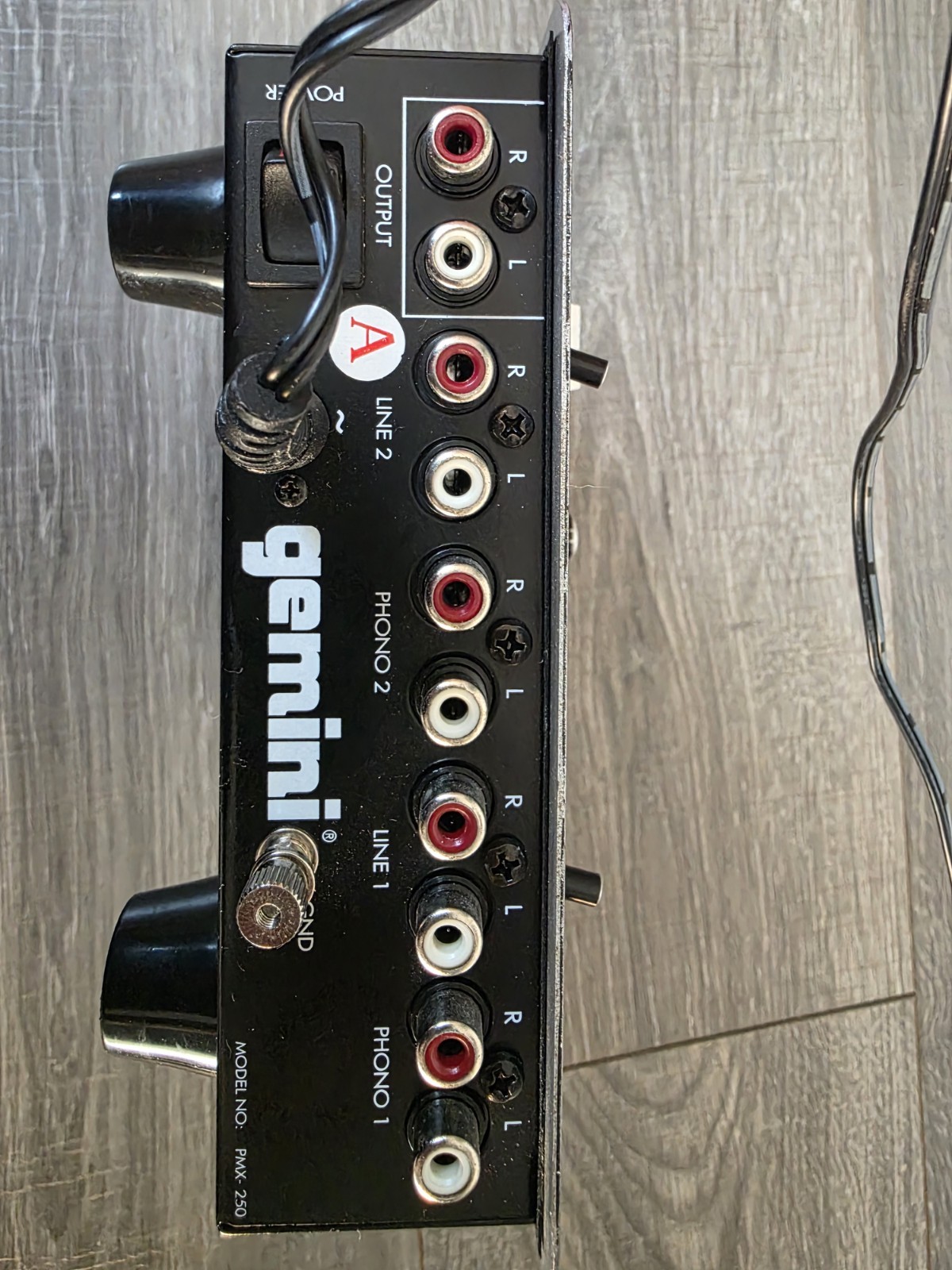 Gemini PMX-250 Stereo/DJ Mixer, Two Channel, Used & Untested Powers On
