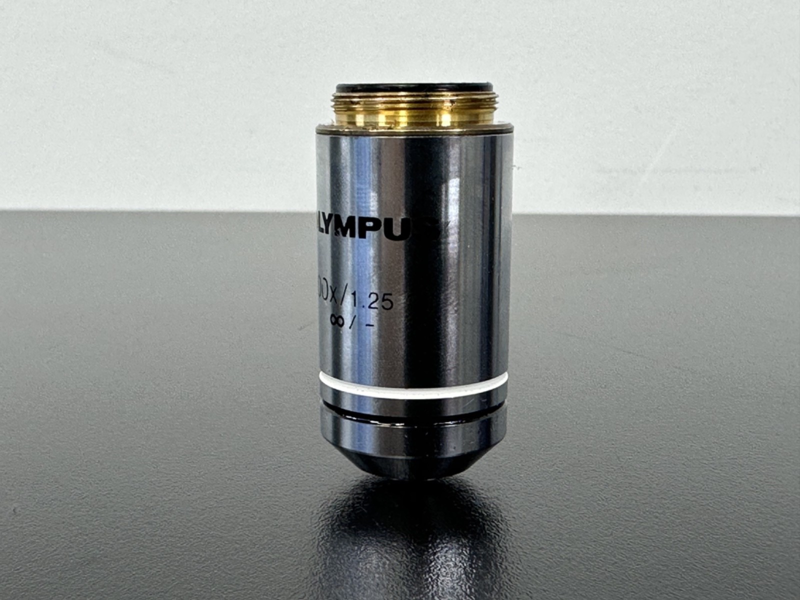 Olympus Plan Objective 100X/1.25 Oil Microscope Objective Lens