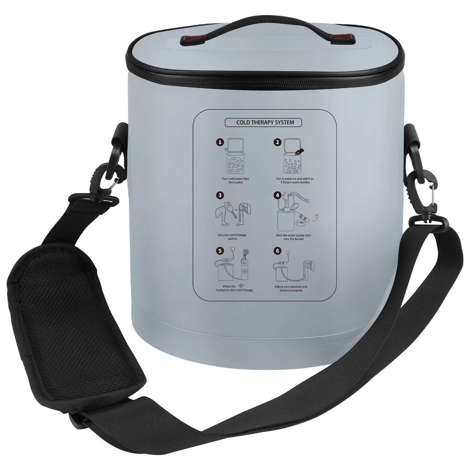 Cold Therapy Machine with Programmable Timer, Ice Machine for Knee after Surgery