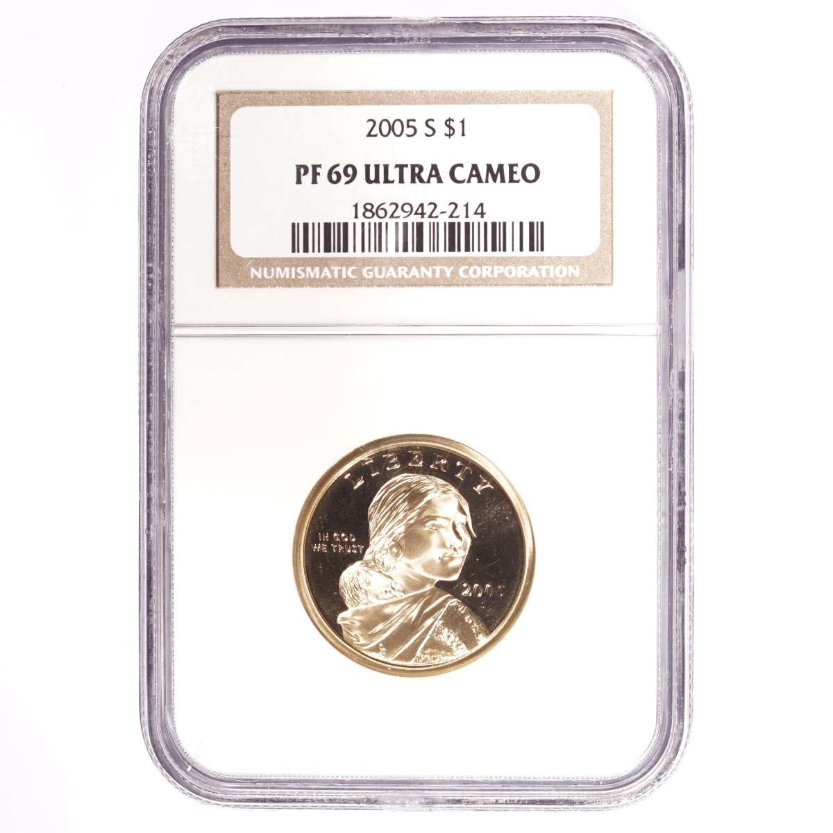 2005-S Native American Sacagawea Proof NGC PF69 Ultra Cameo