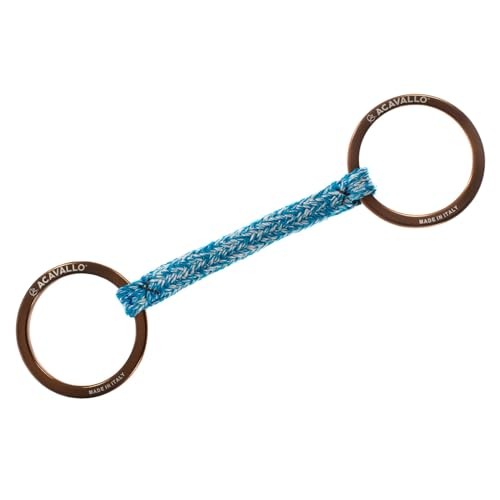 Acavallo Jumpe Alupro Snaffle Bit, 5.3-Inch, Brown