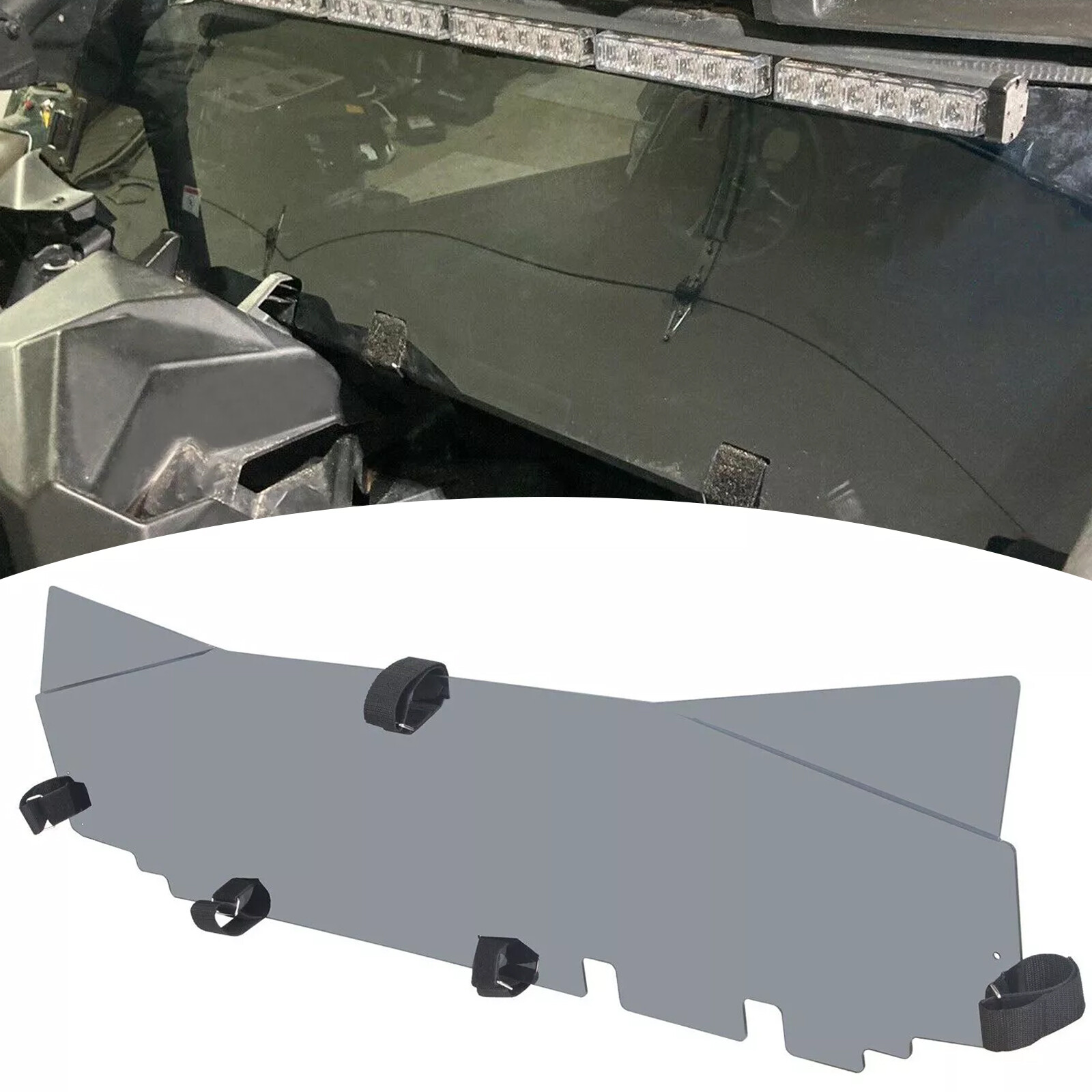 Dark Tinted Rear Windshield Window Panel For Can Am Maverick X3 Max R 2017-2021