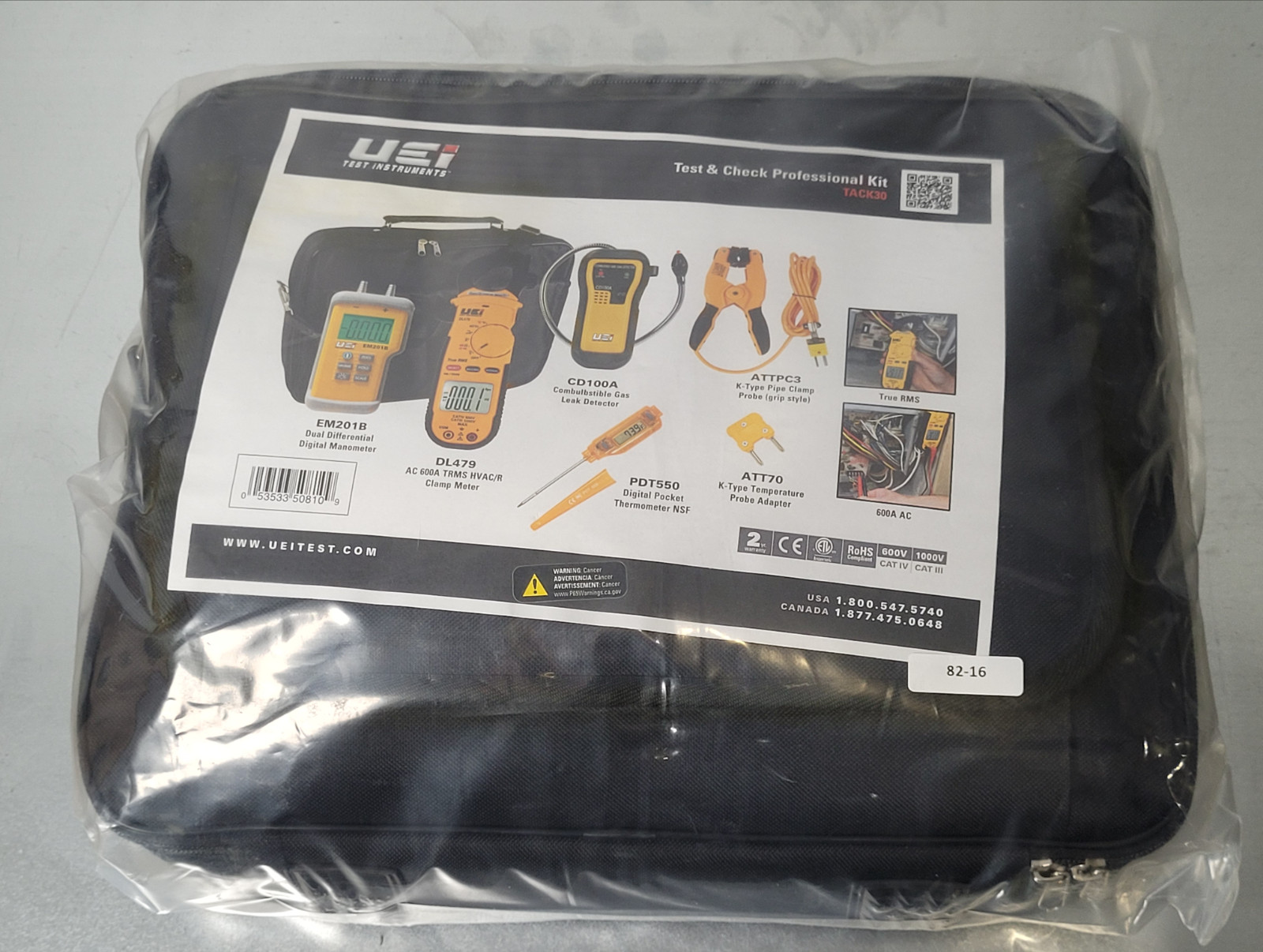UEi TACK30 - Furnace Installation & Maintenance Test & Check Kit