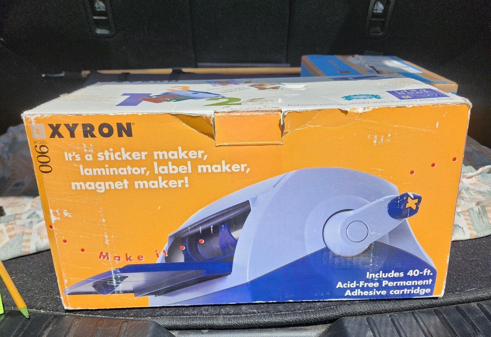 Xyron 900 Label Sticker Maker Craft System Laminator Crafting Machine New Open