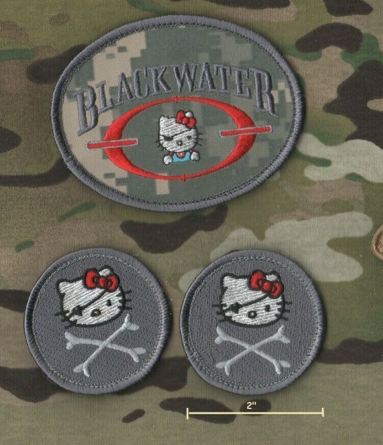 PRIVATE MILITARY CONTRACTOR PMC DIPLOMATIC SECURITY vêlkrö 3-PC SET: Hello Kitty