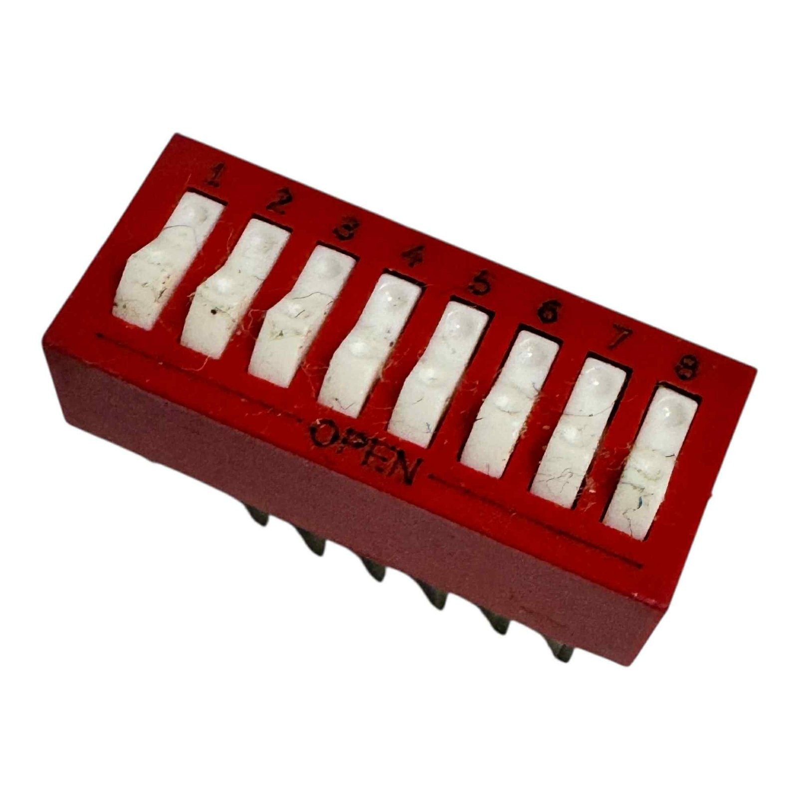 76SB08 DIP Slide Switch 8 Position SPST