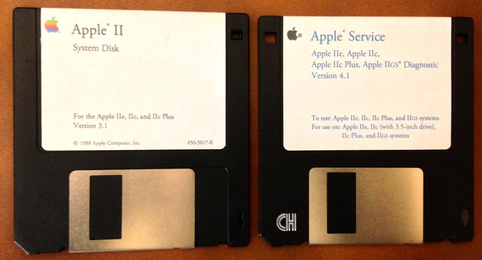 System Disk - Apple Service / Works on Apple II, IIe, IIc, & IIgs Computers