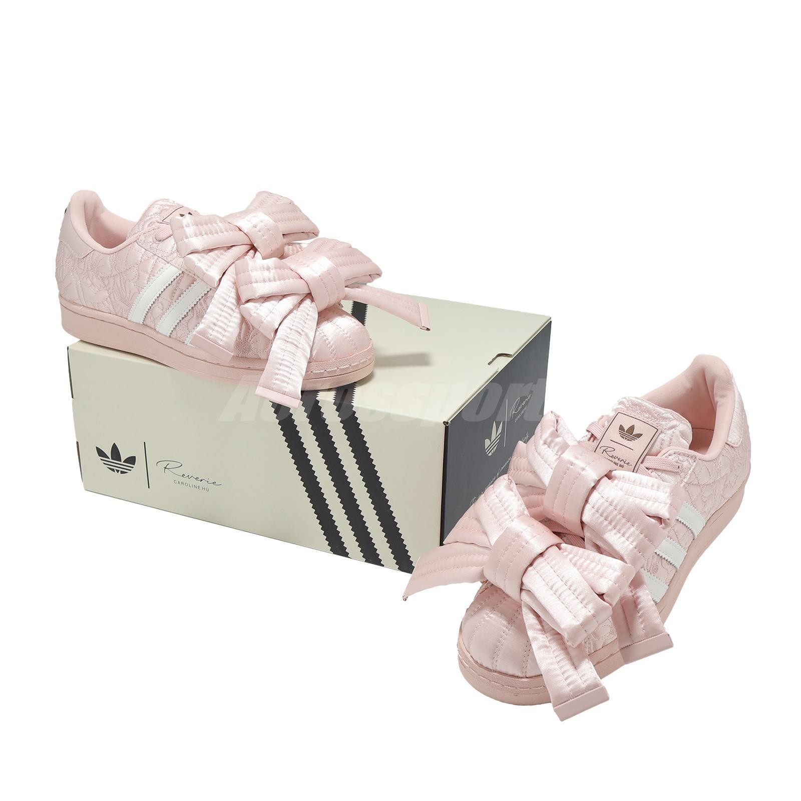 adidas Originals x Caroline Hu Superstar W Sandy Pink Core White Women JQ8737