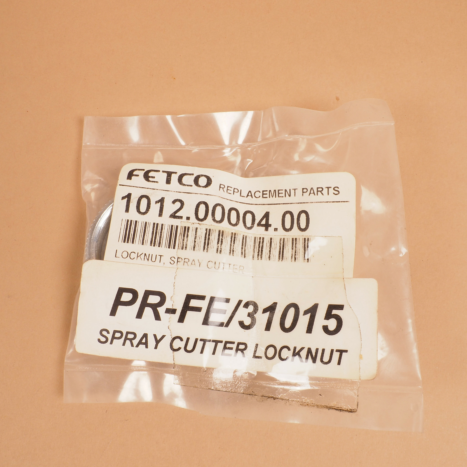 Genuine OEM Fetco 1012.00004.00 Spray Cutter Locknut Chrome