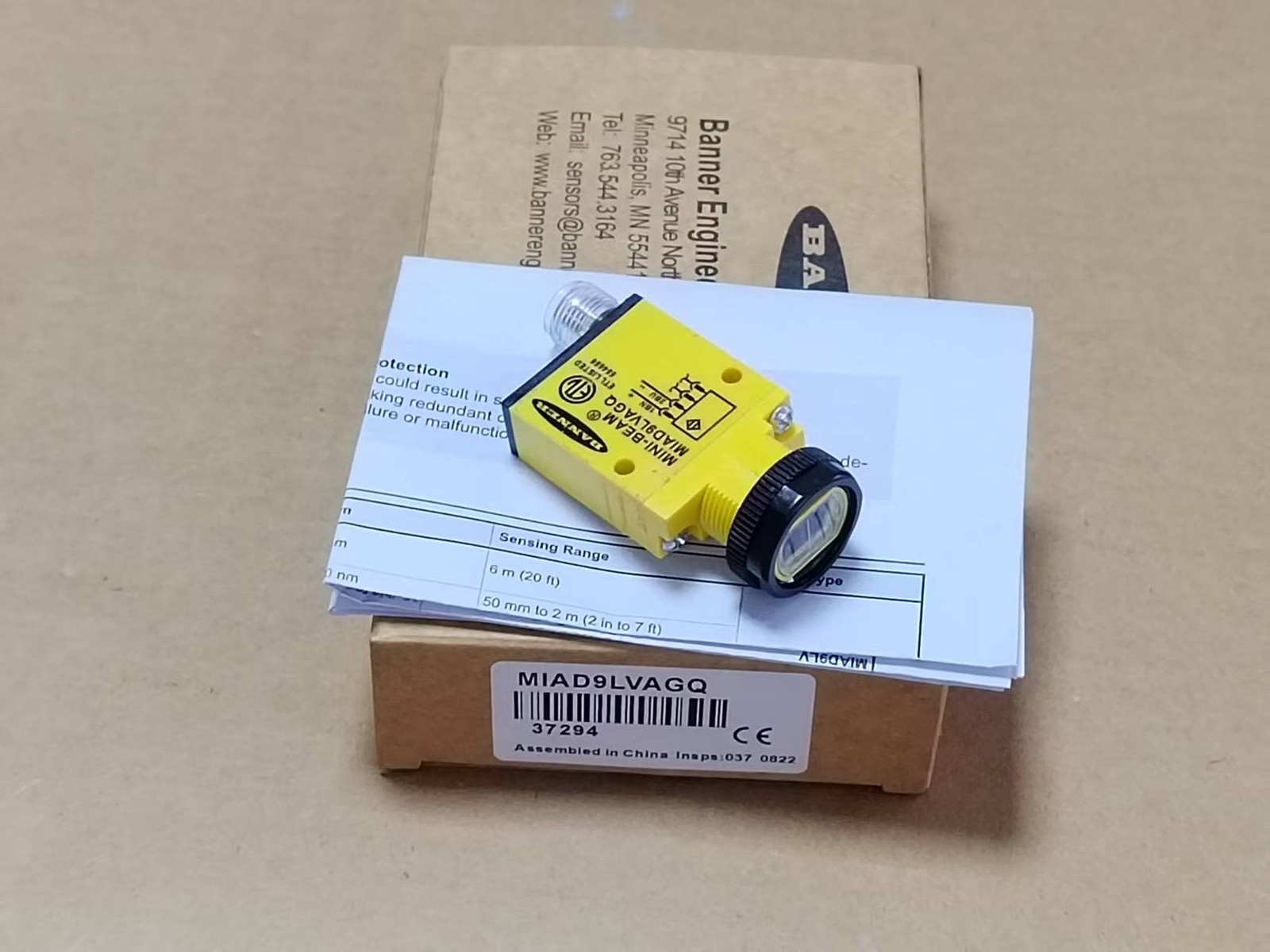 1pc new replacement photoelectric switch MIAD9LVAGQ