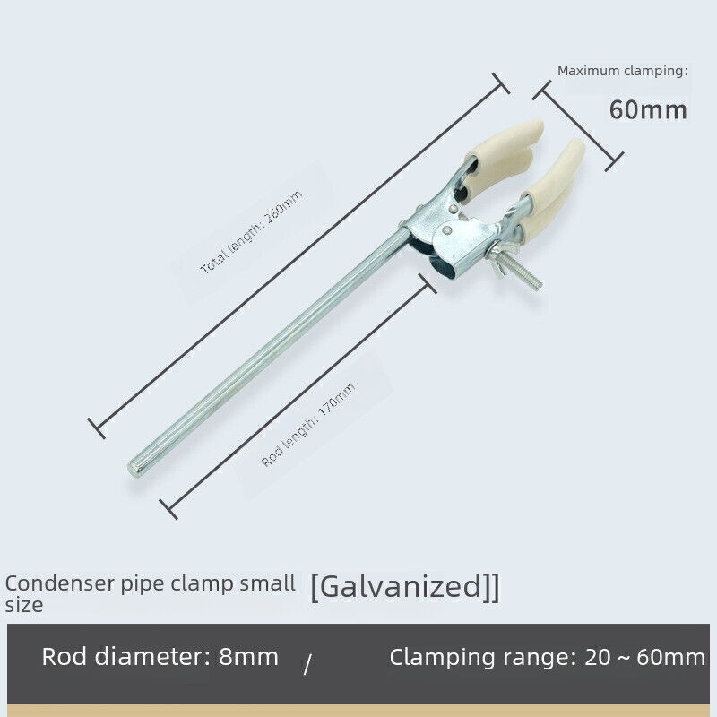 Chemistry Lab Clamp: Adjustable Condenser Holder for Laboratory Support