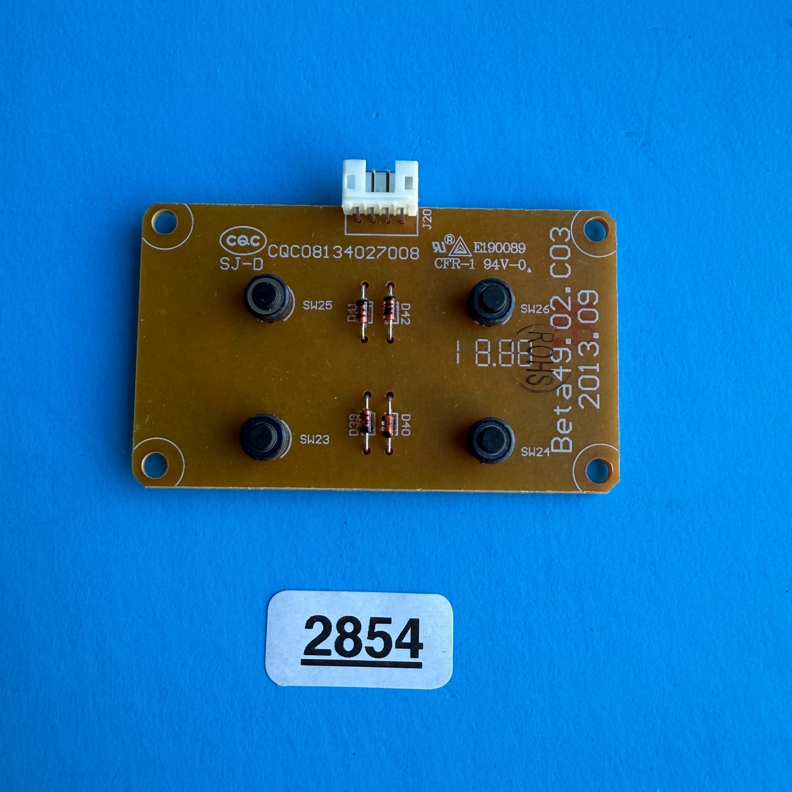 Nektar Impact LX49+ MIDI Keyboard Part: Transpose Octave Switch Button PCB Board
