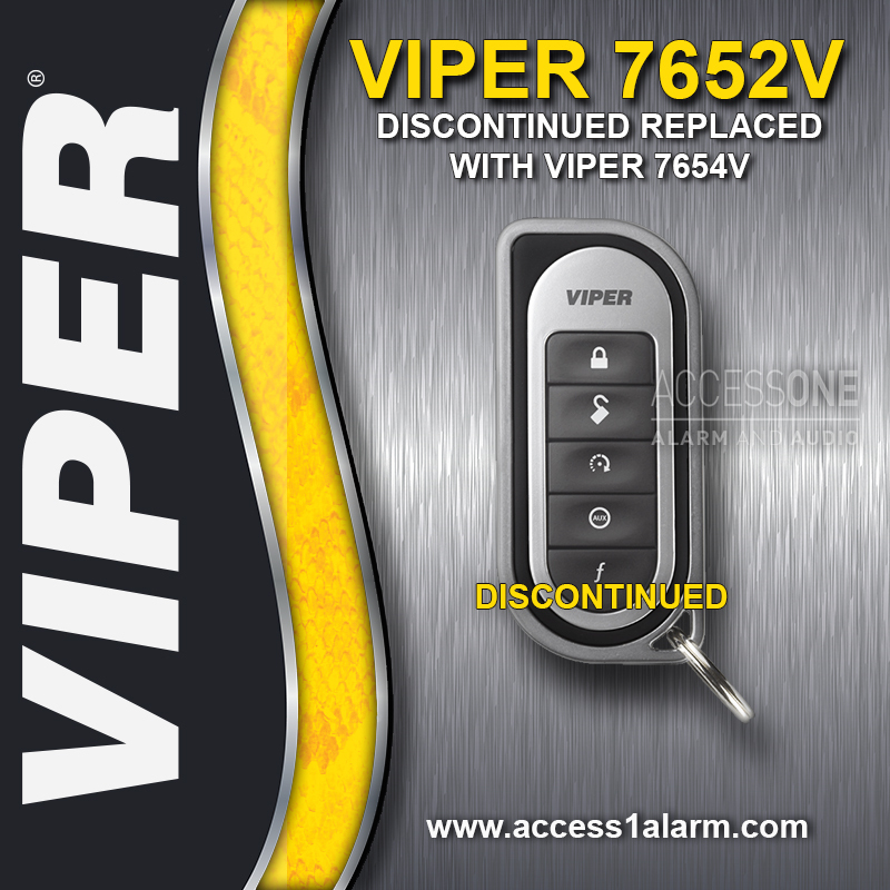 Viper 7652V 1-Way 5-Button Replacement Remote Control Transmitter 7654V 5904V