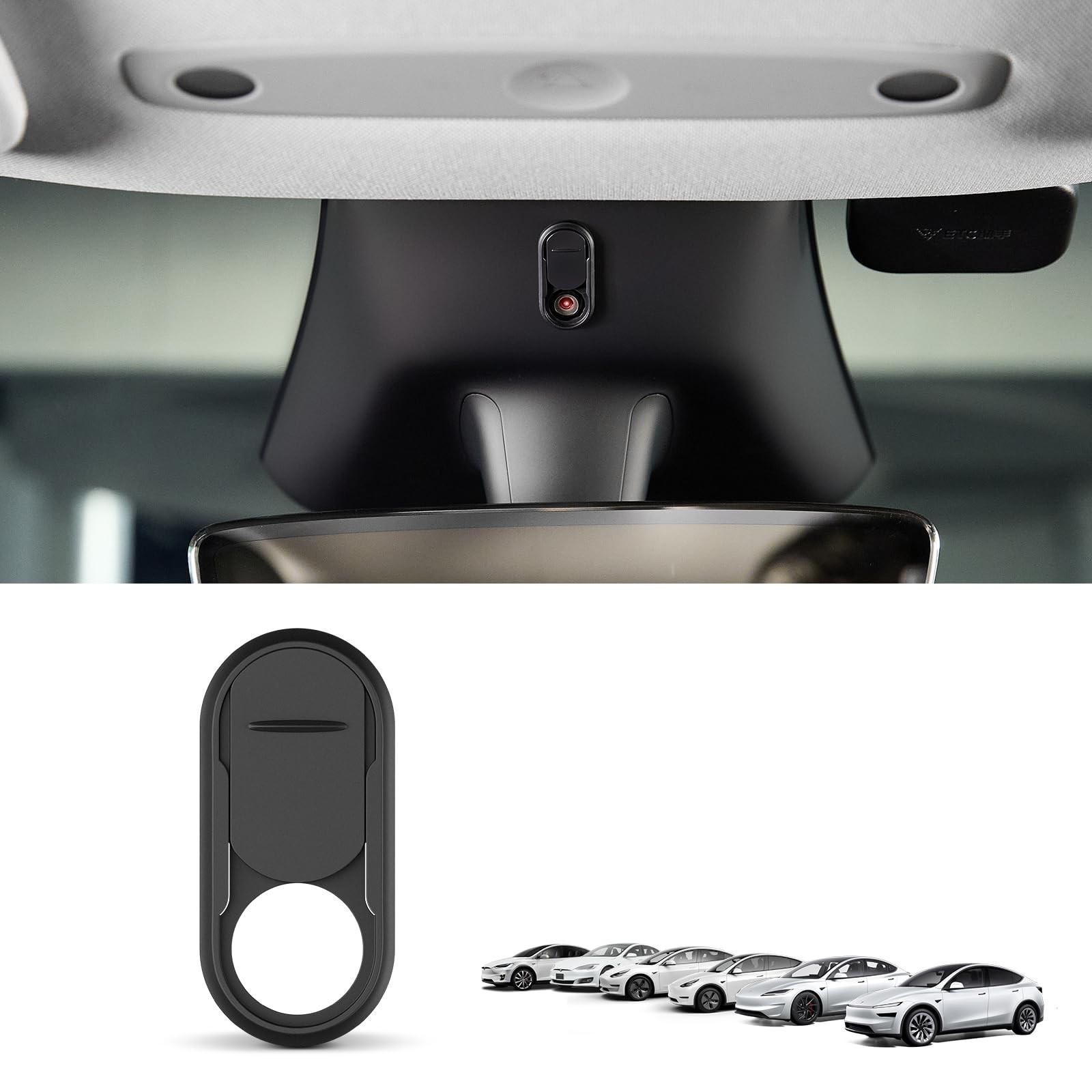 Camera Cover Slide 2025 Model Y Juniper 3 Highland (2023-2026), Black