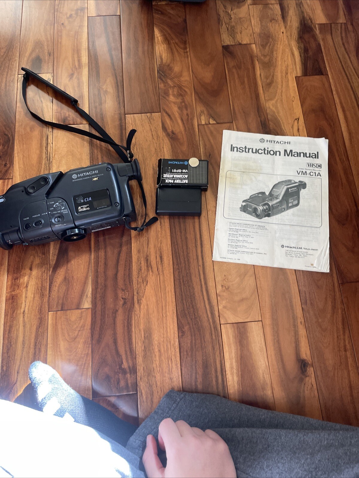 Hitachi Video Camera Recorder VM-C1A Untested As Is! Overall Looks Very Clean.