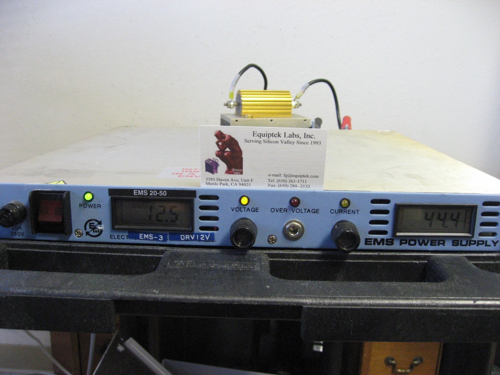 Adjustable DC Power Supply 12V @ 50A TESTED! 1U 600W EMI EMS12-50-D-1 90-240VAC