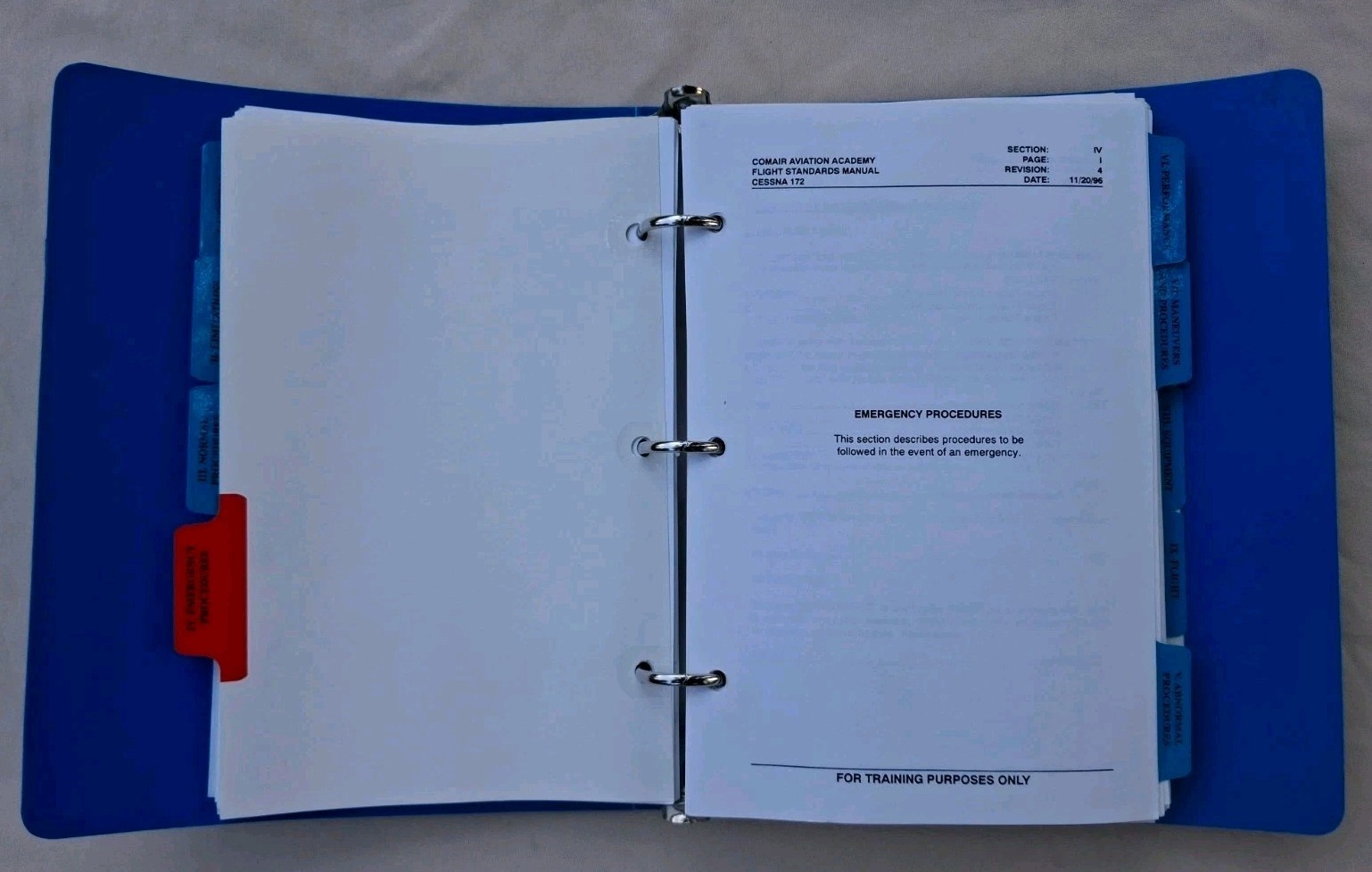 Comair CE-172 Flight Standards Manual