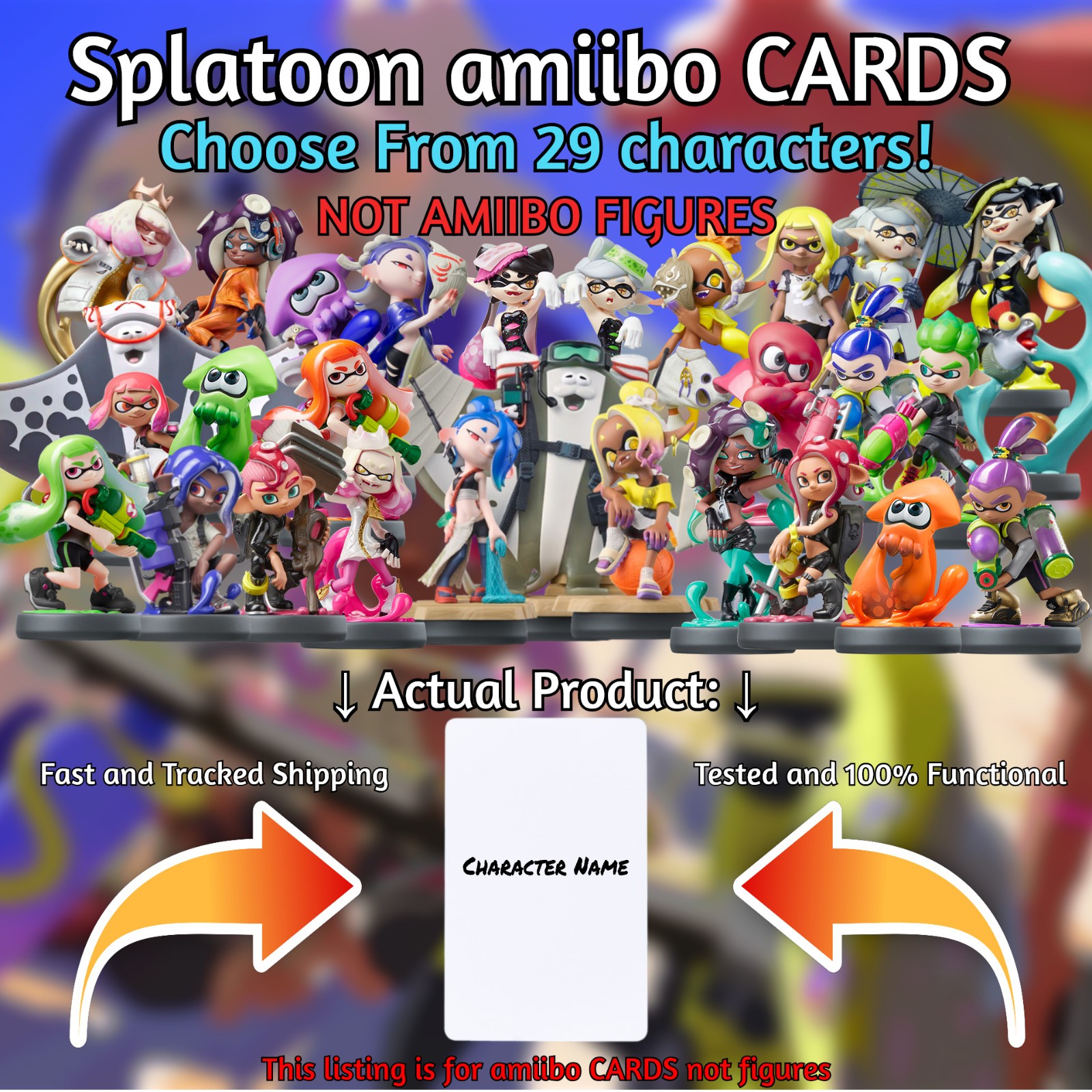 Splatoon Series NFC amiibo - Splatoon 1 / 2 / 3 / Raiders [NOT A FIGURE]