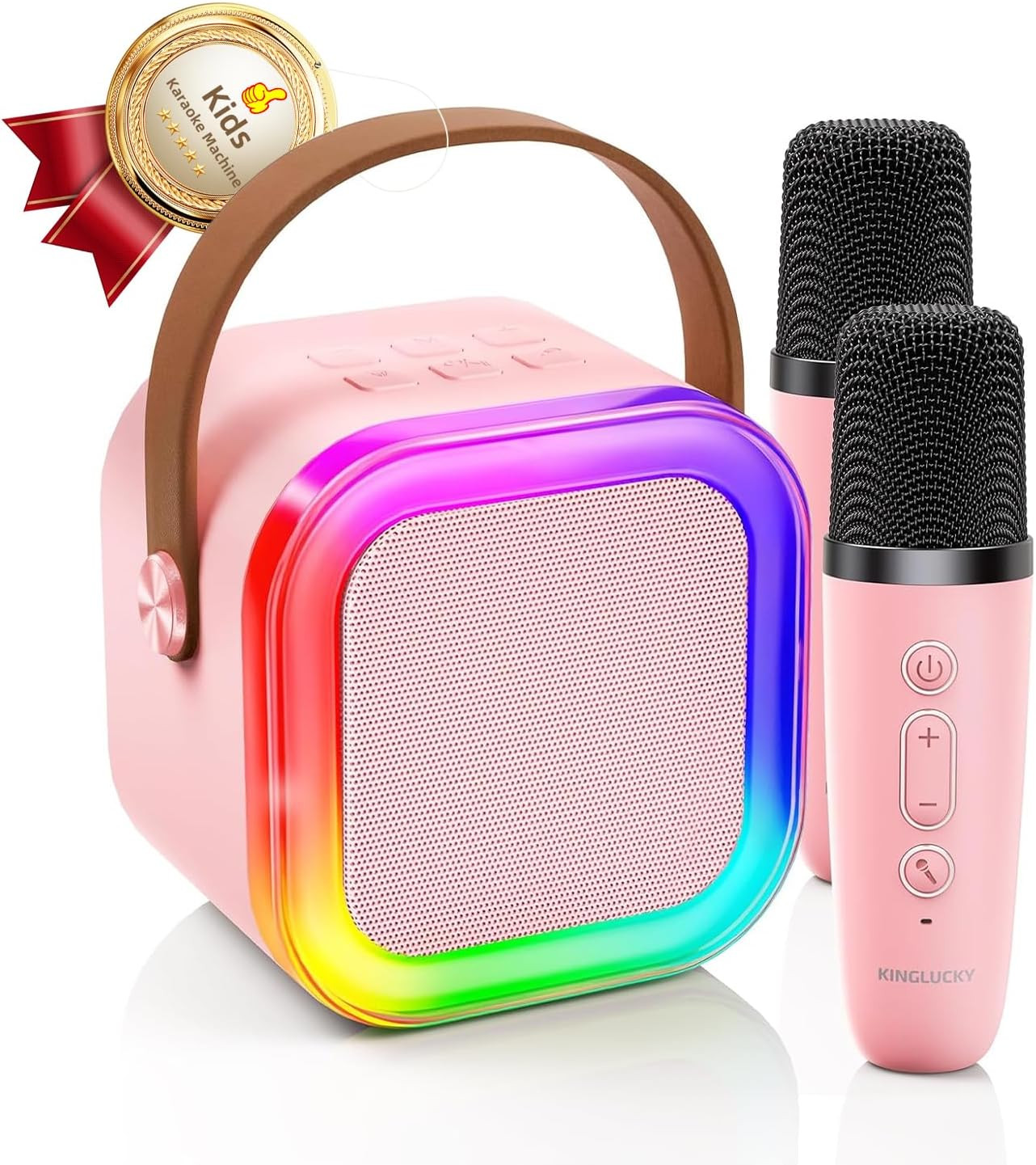 Kinglucky Mini Karaoke Machine for Kids & Girls Age 3–12, 2025 Top Christmas & B