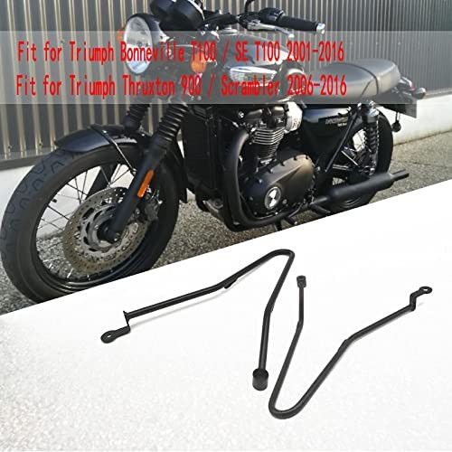 Motorcycle Saddlebags Bars Left & Right Saddlebag Support Bars Mount Black