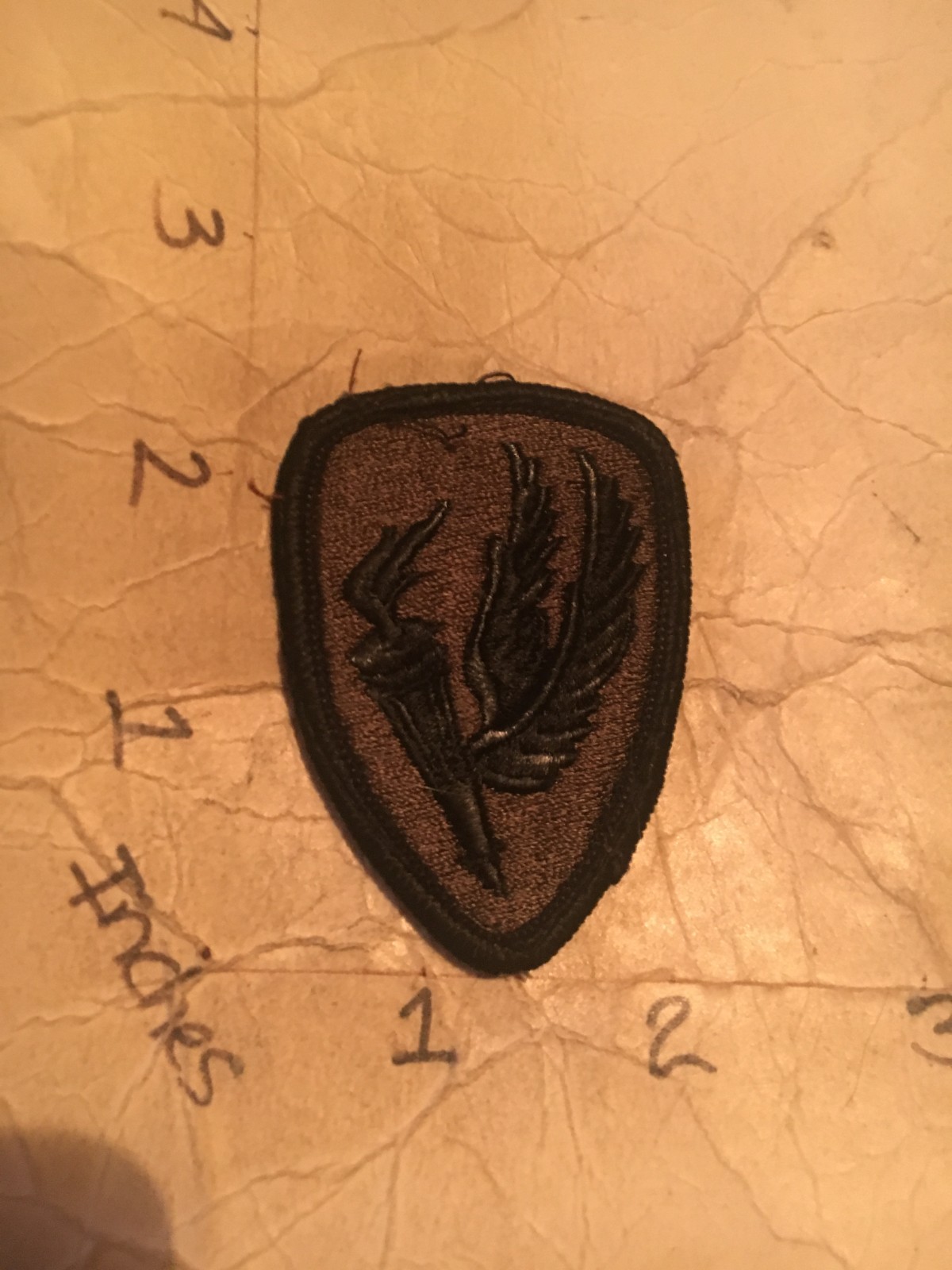 US Army Aviation School m/e subdued patch 10/9/25