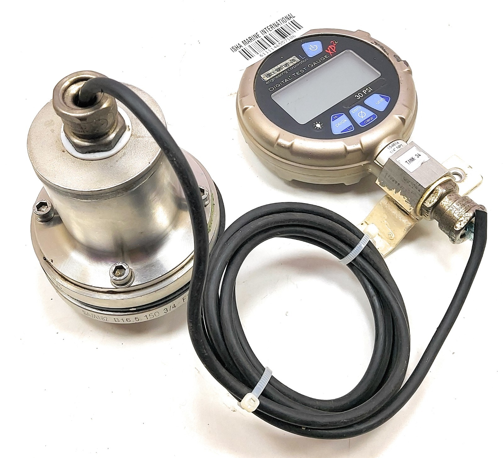 Crystal Engineering ISOLV 30PSIXP21-FD Digital Test Gauge 7106