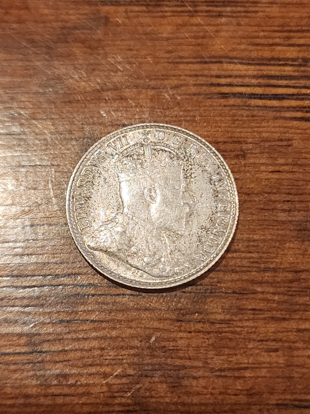 1907 Canada 5 Cents Silver Coin
