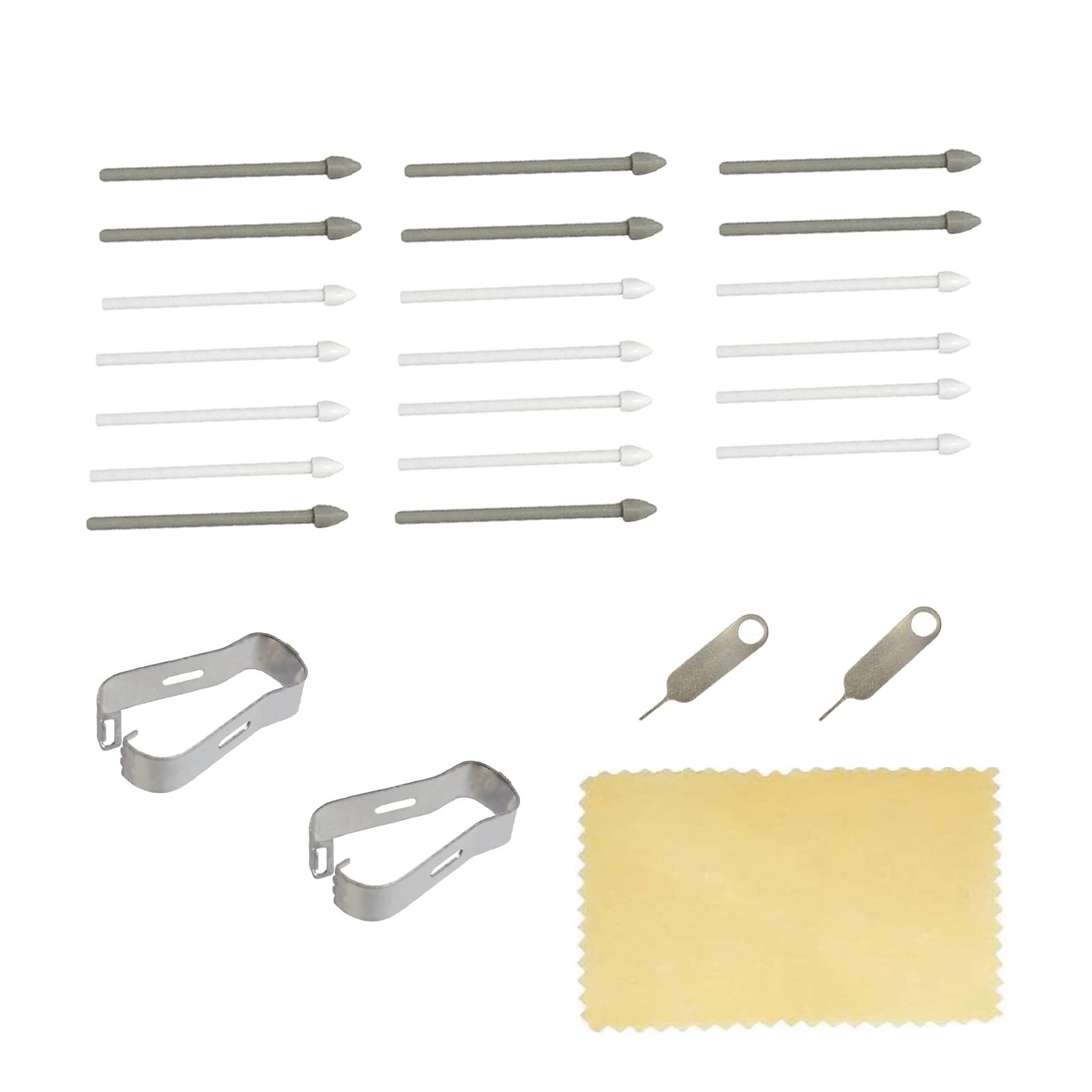 (20pcs Pack) Tab s7 fe s Pen Nibs Replacement Stylus Tips for White/Gray