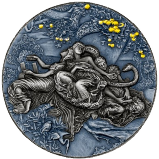 2023 Niue Garden of Hesperides 2 oz Antique finish Silver Coin