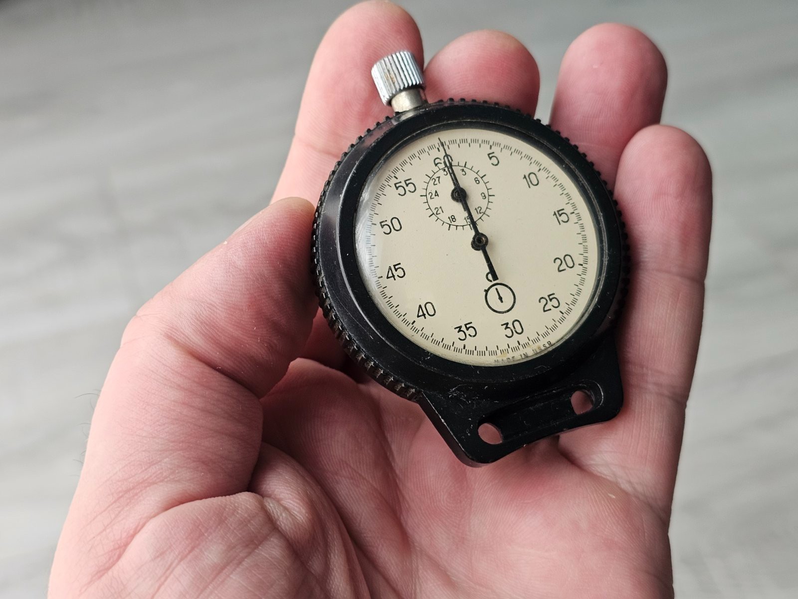 Vintage Soviet Mechanical Stopwatch | USSR Made Sports Timer