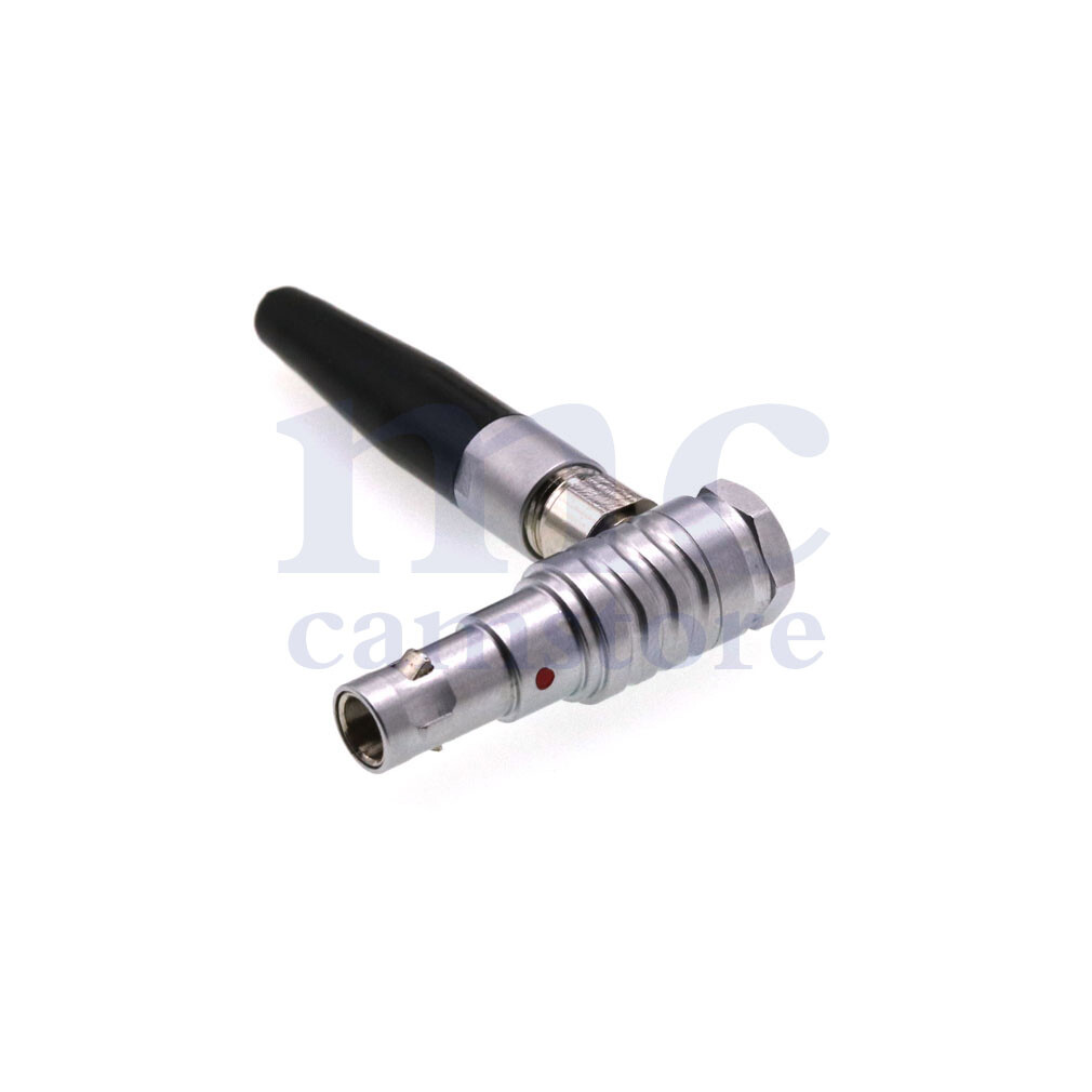 FHG 00B 2 3 4 5Pin Metal Circular Push-pull Self-Locking Connector 90° Male Plug