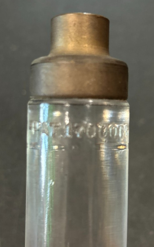 Clear Pyrex 7" tall standoff