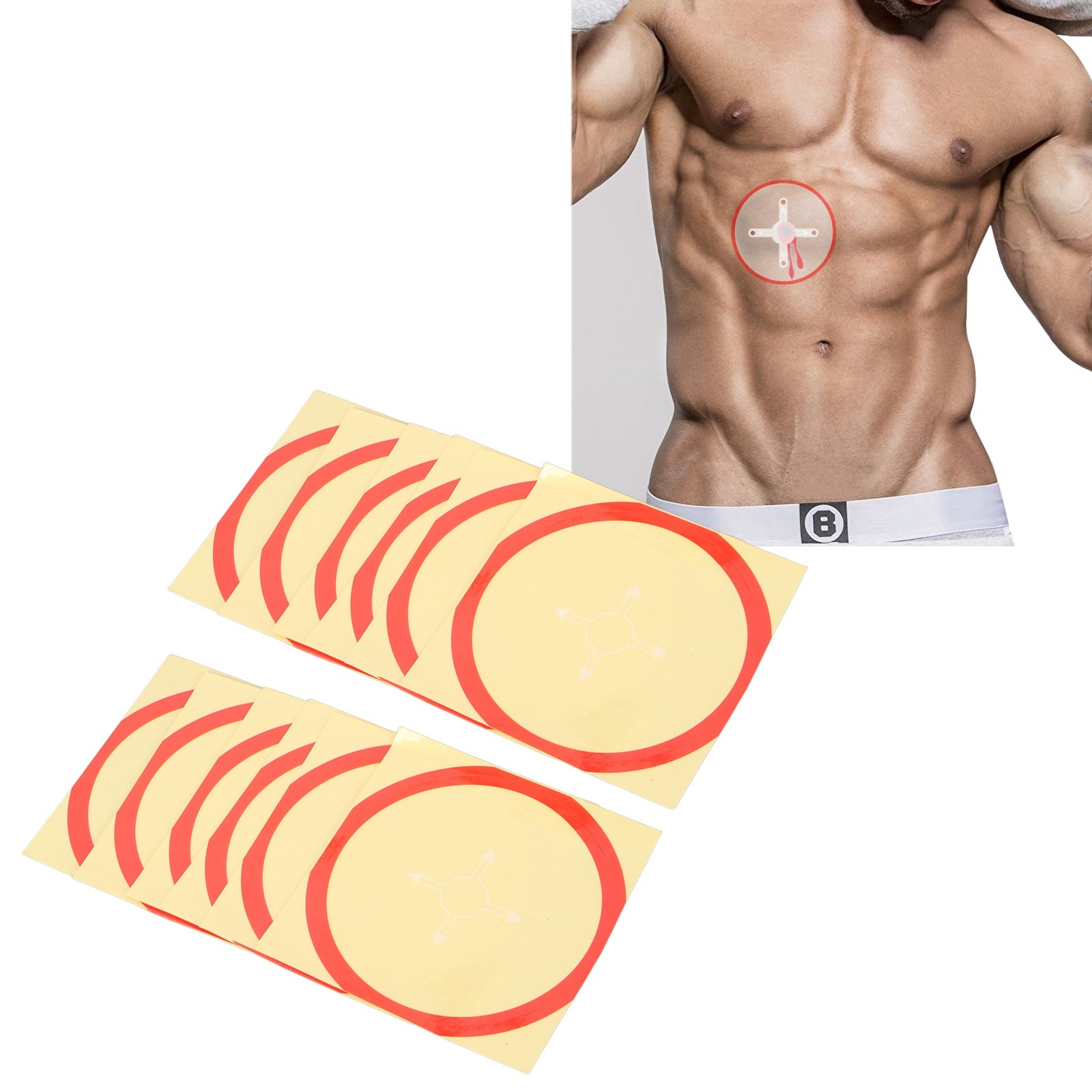 12 PCS Hemostatic Patch Transparent Super Sticky Emergency Chest Seal Patch NY