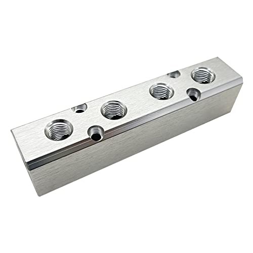 Air Manifold/2" NPT Supply Port/4" NPT Outport With Mounting 4 Way 6 Port 1