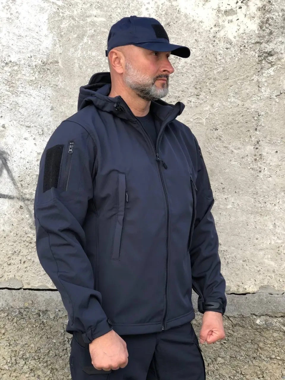 Tactical jacket Soft Shell Ukr-Tec dark blue, DSNS💛💙