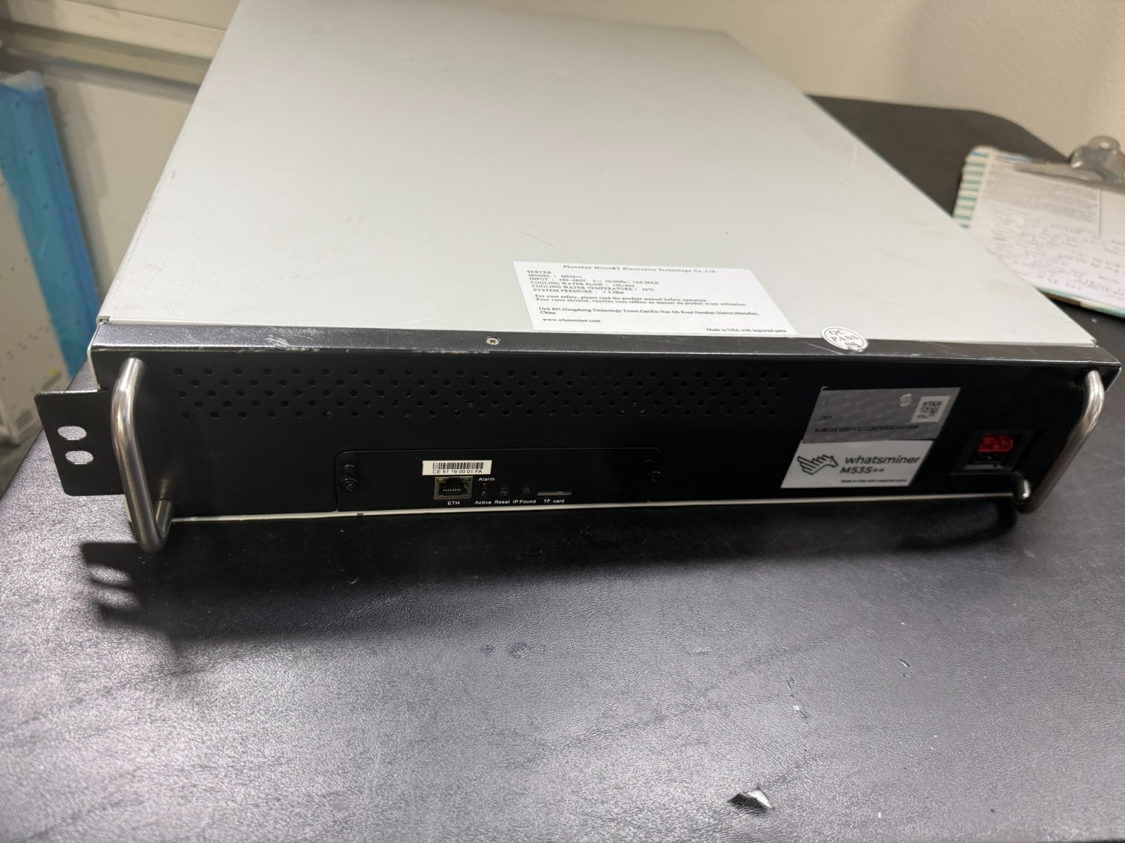 WHATSMINER M53S++ 320T Hydro Bitcoin Miner - Hardware Only