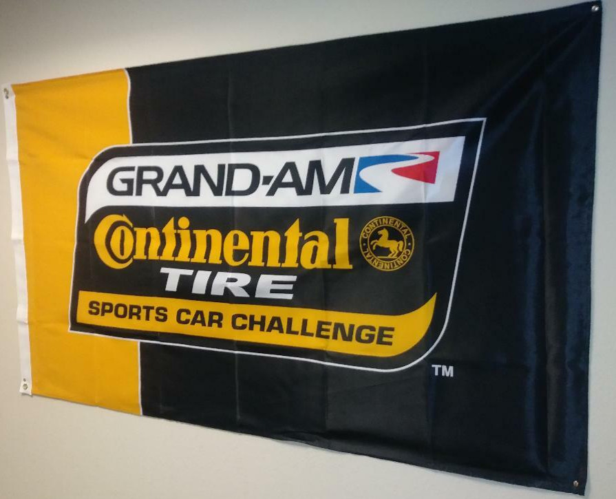 CONTINENTAL GRAND AM FLAGS 3FT X 5FT  IMSA SCCA SVRA HSR VARA SPORTS CAR RACING