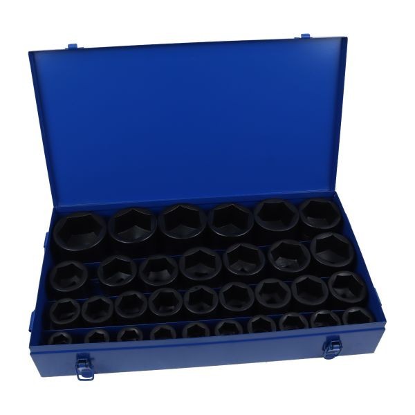 US PRO 32PC 3/4″ DR 6PT IMPACT SOCKET SET 19-60MM HEAVY DUTY CR-MO