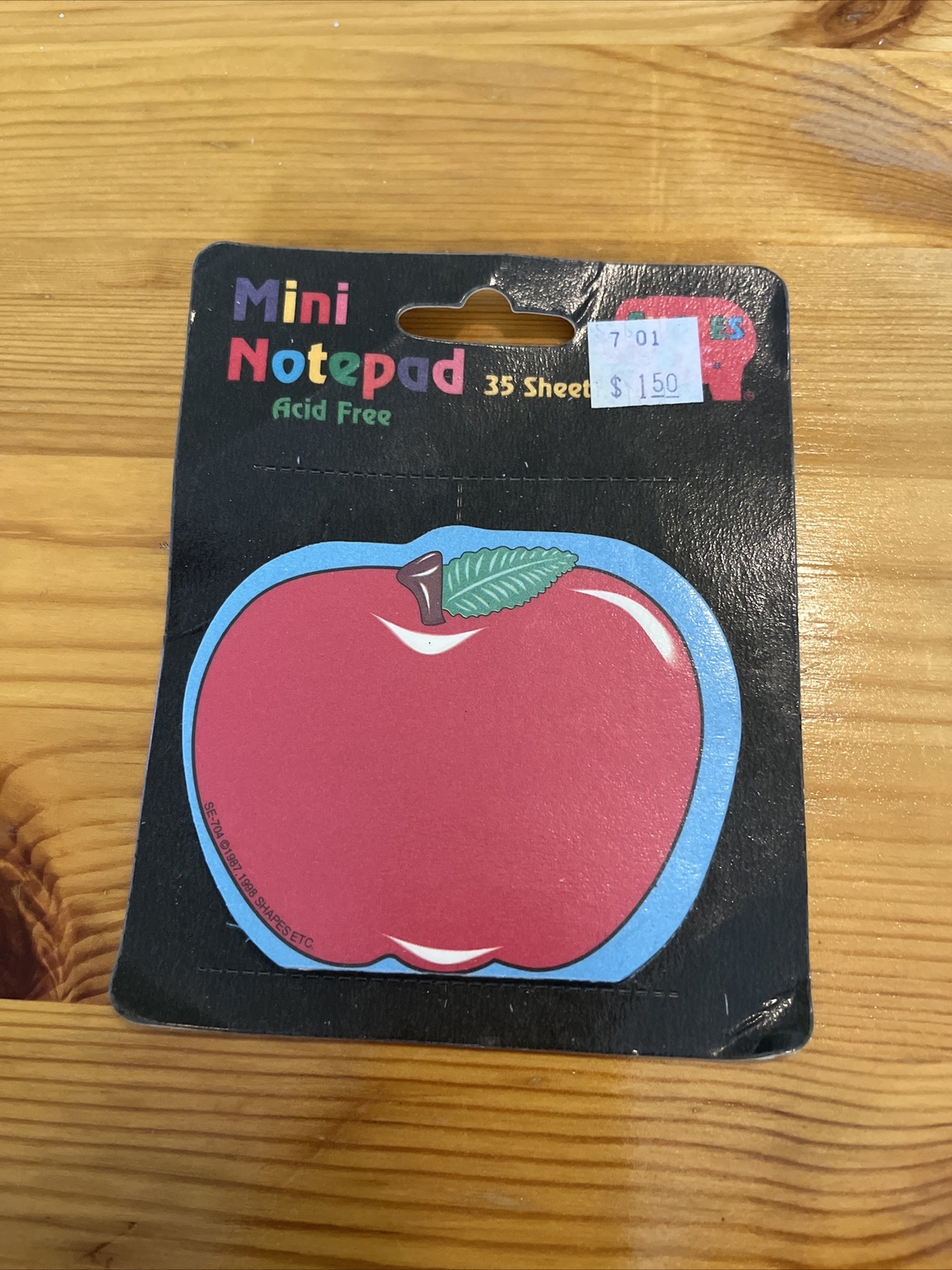 Vintage Mini Notepad Shapes ETC. Mac. Apple 1999 35 Sheets Classroom Teaching