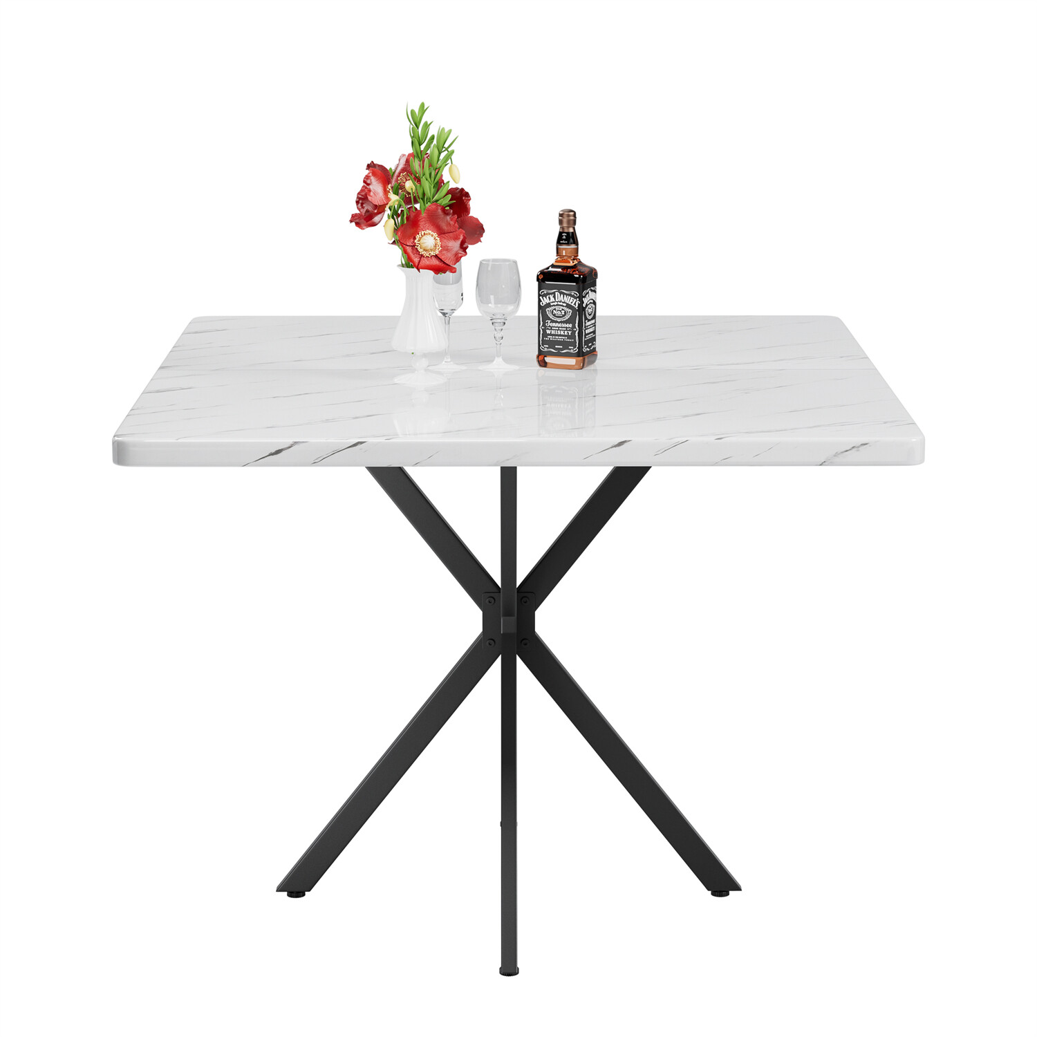 Dining Table Square Dining Table Kitchen Dining Room Table For 4-6 Person