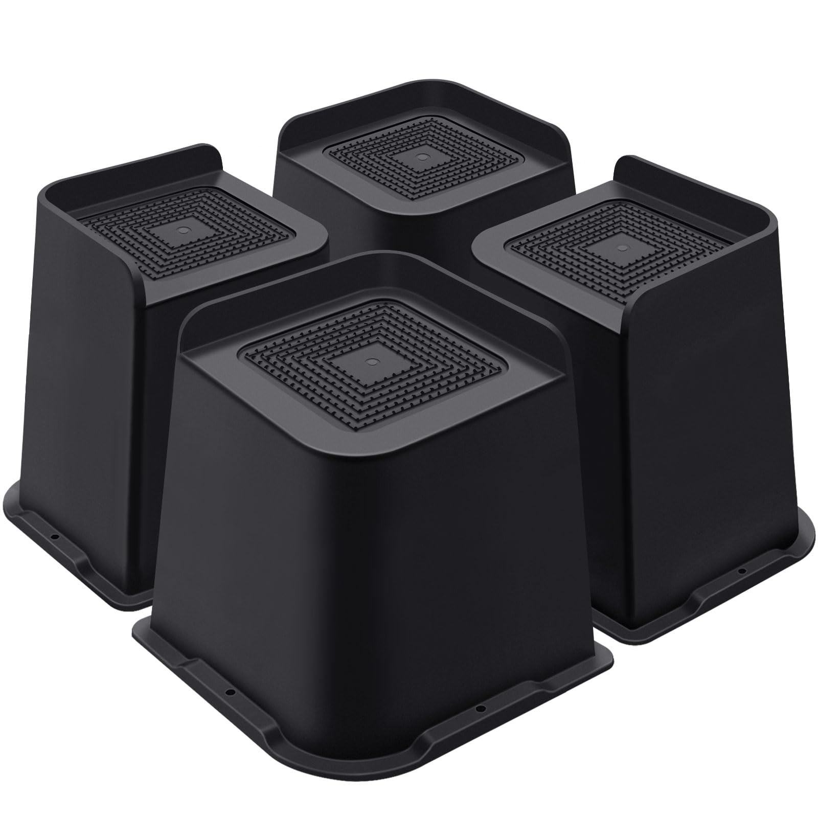 Bed Risers 6 Inch Heavy Duty, Furniture Risers for Bed Desk Table Sofa Couch ...