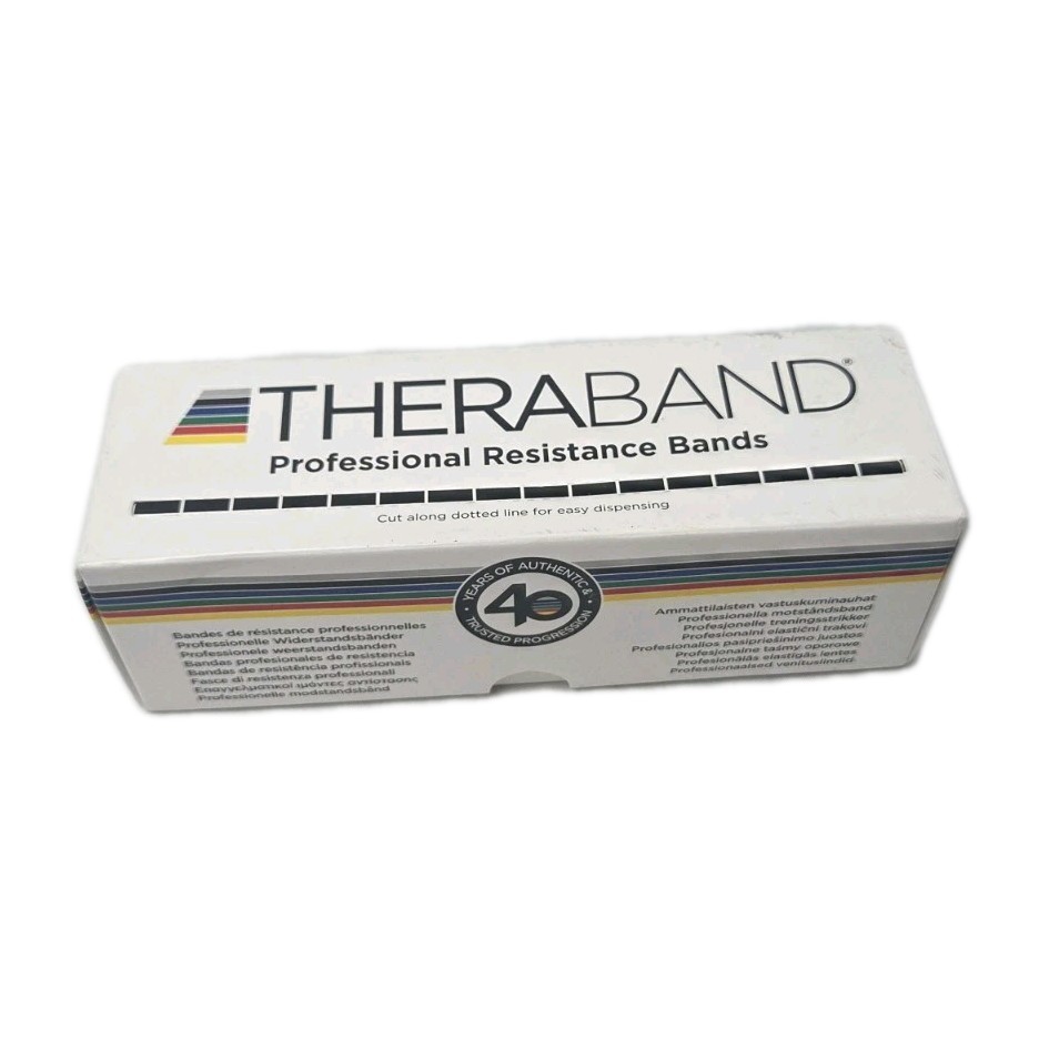 NEW SEALED THERABAND Pro Resistance Bands 6 Yard Roll 5.8lbs / 2.6kg - FREE SHIP