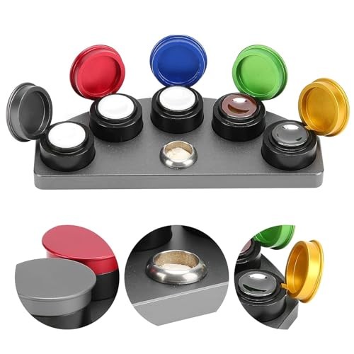 Watch Oiler Dish, 5 Dish Watch Oiler Repair Kit Watch Oil Immersion Tool Cup