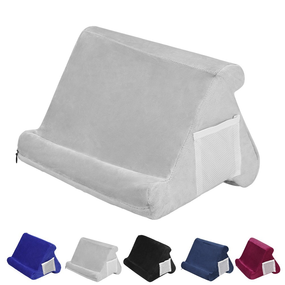 Multi-Angle Pillow for iPad Phone Tablet Read Holder Stand Foam Lap Rest Cushion