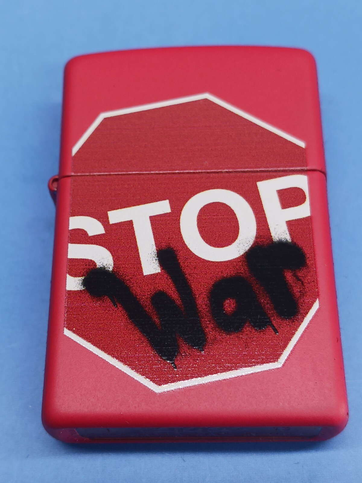 Zippo 28140 Red Matte Stop War