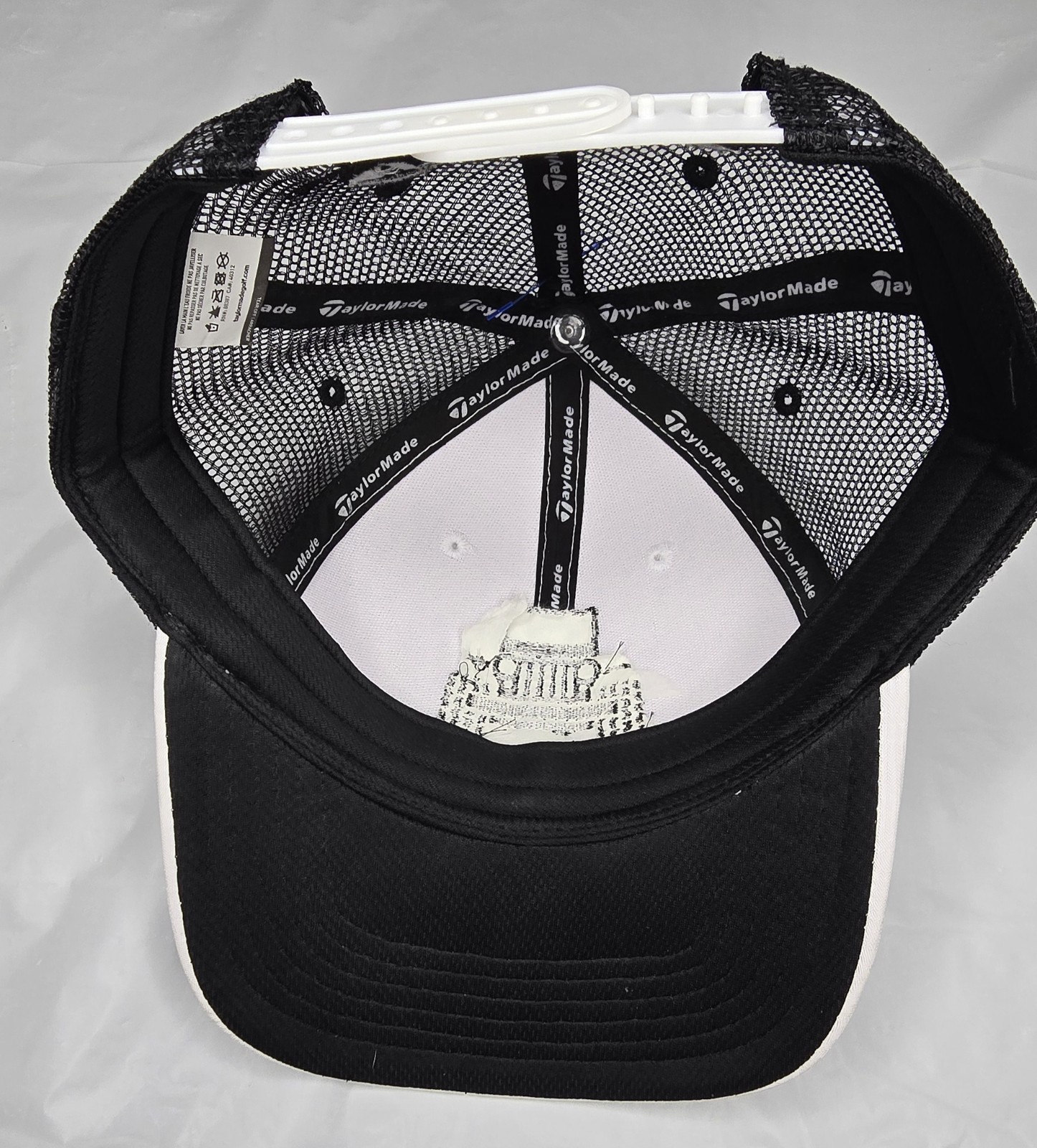 Taylor Made Jeep Low Profile Trucker Cap Hat Snapback White / Black